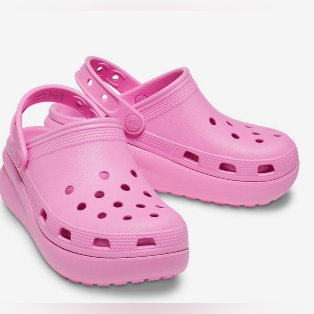 Girls Iconic Comfort Crocs Size 3